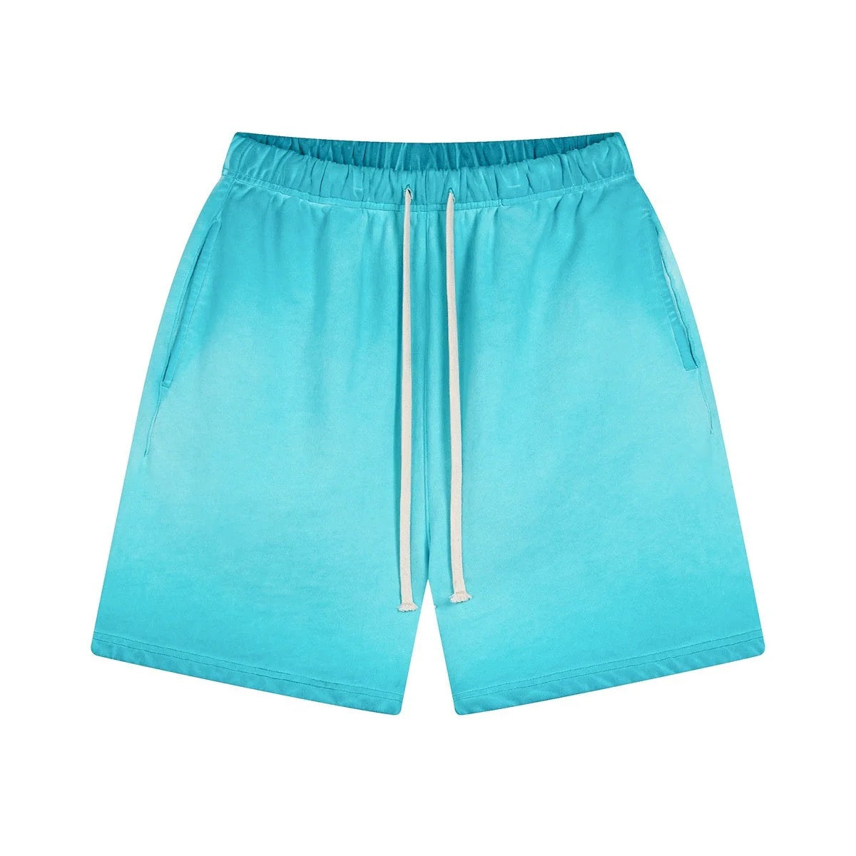 Turquoise Washed Shorts