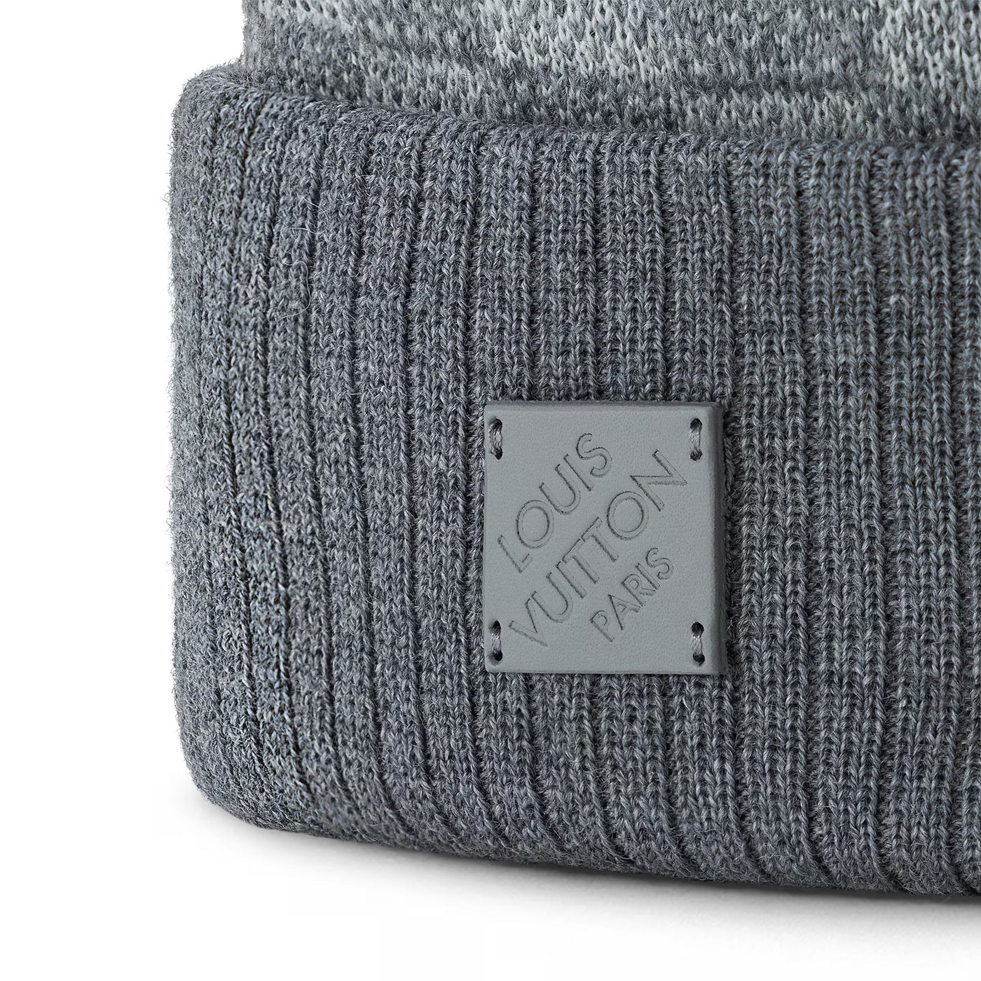 "LV" Beanie Grau